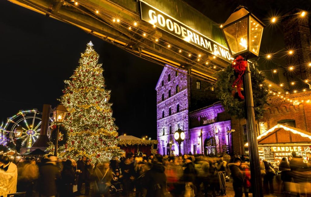 Toronto Christmas Market at the Distillery District