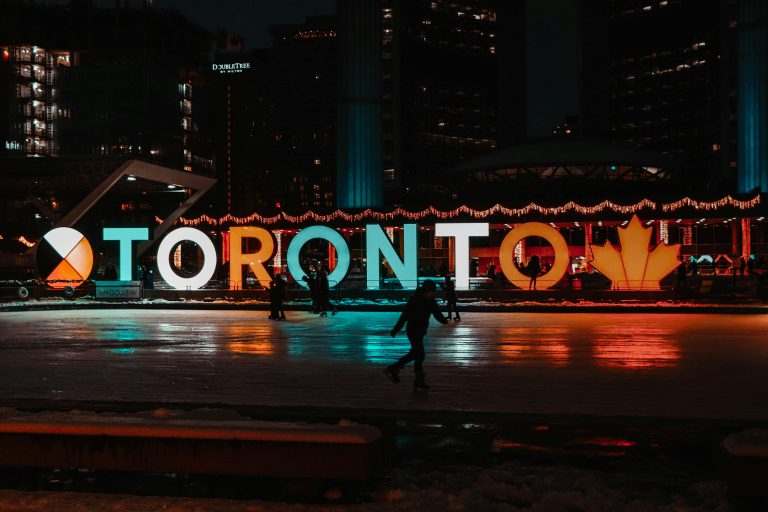 Nathan Phillips Square ice skating