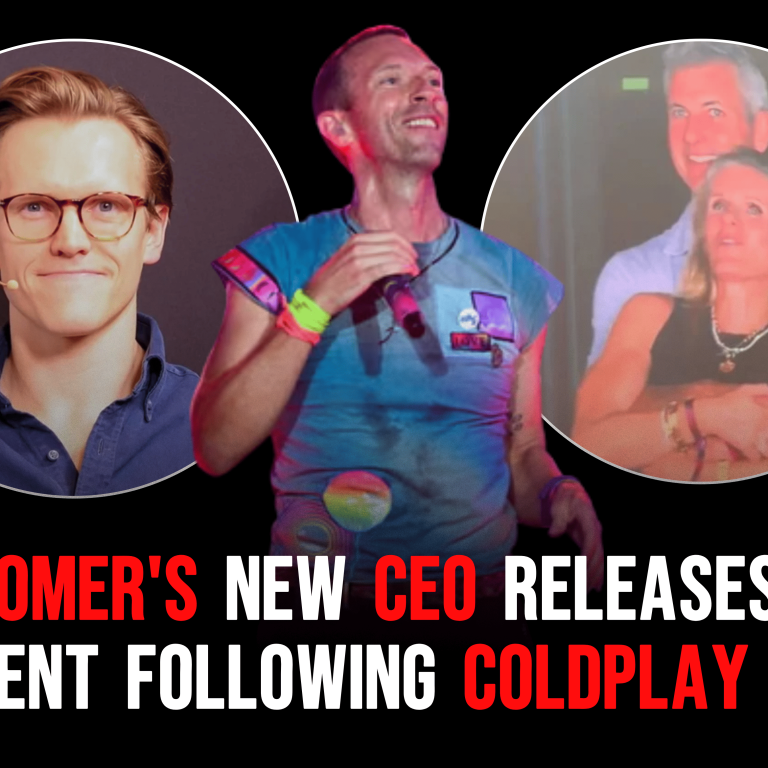 Pete DeJoy, interim CEO of Astronomer, speaks confidently during a press conference addressing the viral Coldplay kiss cam scandal, emphasizing the company's focus on moving forward and continuing its mission.